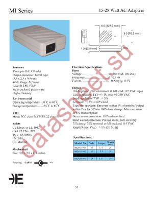 MI2815-760 datasheet  